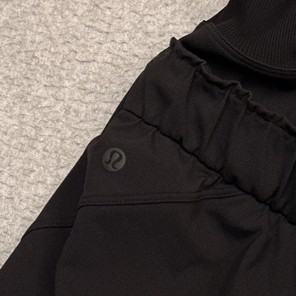 Lululemon Keep Moving Joggers Womens 14 Black Stretch Drawstring Gym W5CV4S - Picture 8 of 10